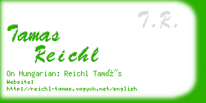 tamas reichl business card